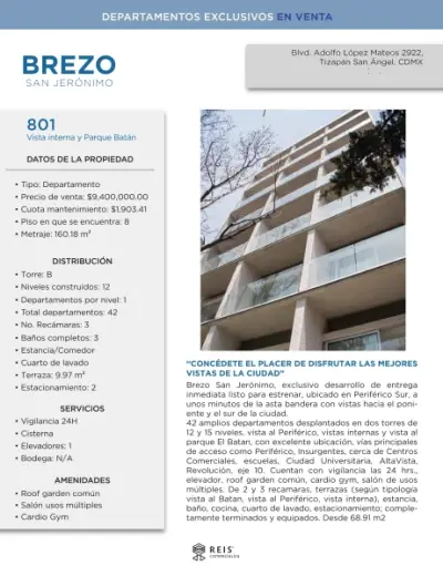 Departamento en venta en Álvaro Obregón - foto 2