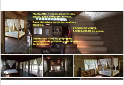 Oportunidad!! Hermosa propiedad en valle de atongo tepoztlá