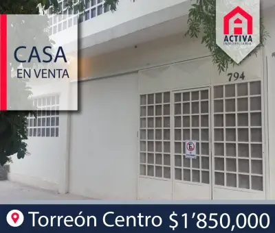 Casa céntrica en Torreón, Coahuila