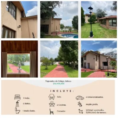 Excelente Residencia muy amplia con alberca y 3 536 metros .