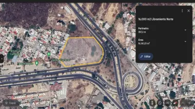 TERRENO DE 16,141 m2 EN ZONA URBANA DE TUXTLA GUTIÉRREZ