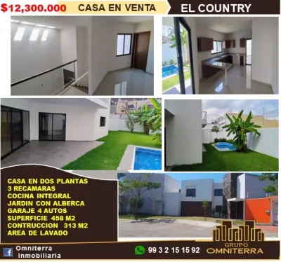 VENDO CASA CON ALBERCA