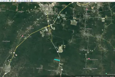 VENTA DE TERRENO A ORILLA DE CARRETERA EN YAXCOPOIL 