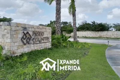 VENTA DE TRRENO EN PASEO COUNTRY CLUB MERIDA