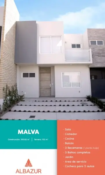 Casa en el Sur Albazur Bosques de Santa Anita MD. MALVA