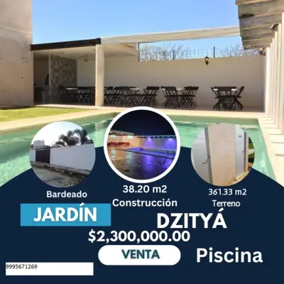 VENTA DE TRRENO ACONDICINADO COMO LOCAL PARA EVENTOS EN DZIT
