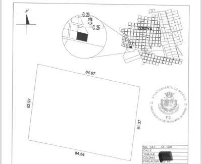 VENTA DE TERRENO EN DZITYA SOBRE CALLE PAVIMENTADA