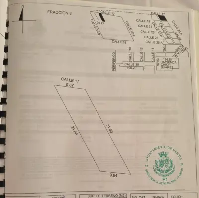 VENTA DE TERRENO EN CHICHI SUAREZ DENTRO DE FRACC. ACACIAS