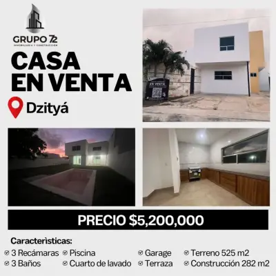 VENTA DE CASA EN DZITYA
