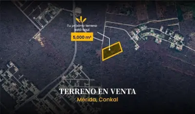 VENTA DE TERRENO EN CONKAL
