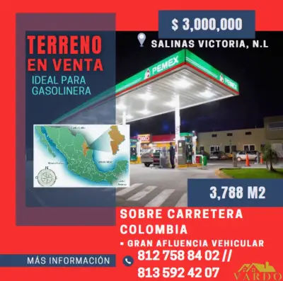 TERRENO EN VENTA - SALINAS VICTORIA, N.L