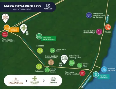 Terreno en venta en Puerto Morelos - foto 2