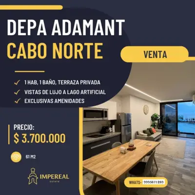VENTA DE DEPARTAMENTO EN CABO NORTE ZONA DE ALTA PLUSVALIA
