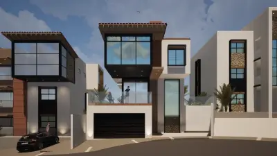 Elegance and Space: 215 m² House with Garage and 2 Levels