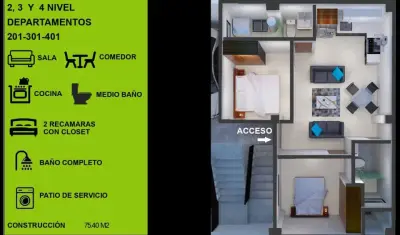 Departamento en venta en Puebla - foto 4