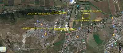 T507 Terreno en Venta 3528 m2 Frente El Trebol Tarimbaro