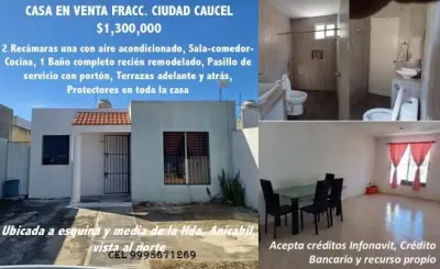 VENTA DE CASA EN CIUDAD CAUCEL MERIDA YUCATAN 