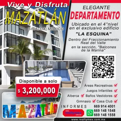 Elegante departamento ubicado en La Pedrera Residencial