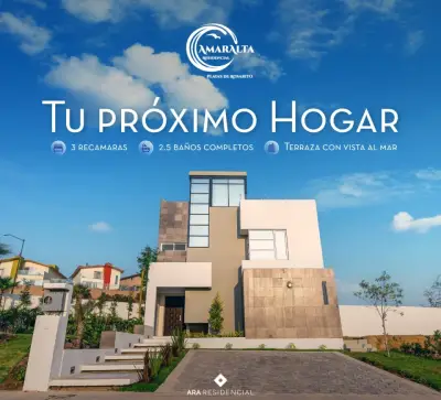Casas con vista al mar, equipadas y listas para entrega!