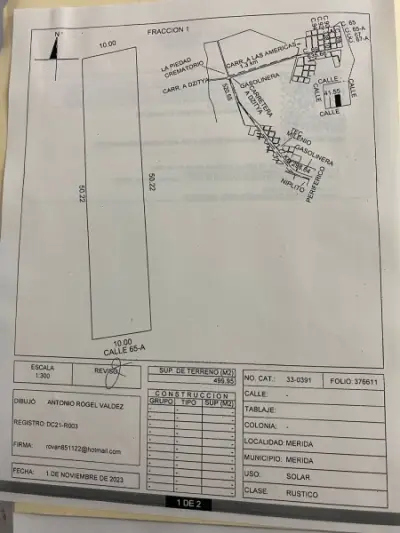 Terreno en venta en Mérida - foto 2