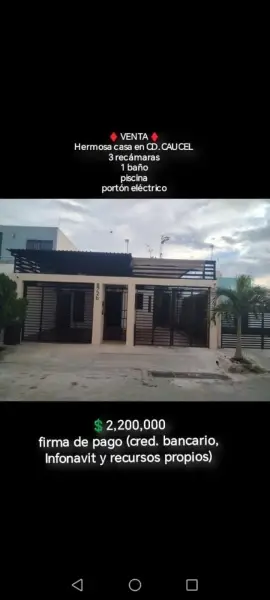 VENTA DE CASA EN CAUCEL MERIDA YUCATAN