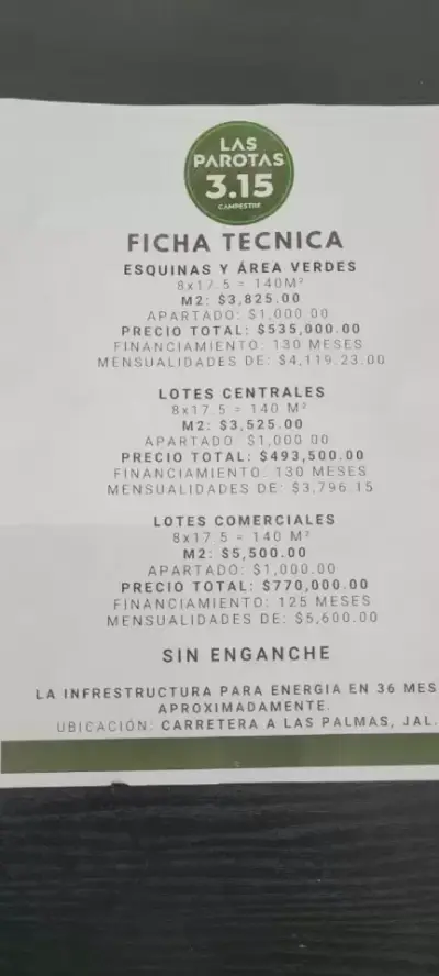 VENTA DE TERRENOS EN PUERTO VALLARTA, CARRETERA LAS PALMAS