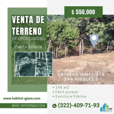 VENTA DE TERRENO EN PUERTO VALLARTA