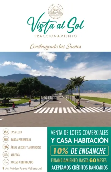 VENTA DE LOTES RESIDENCIALES EN PUERTO VALLARTA.