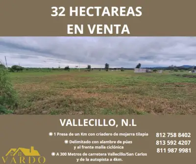 TERRENO EN VENTA - VALLECILLO, N.L