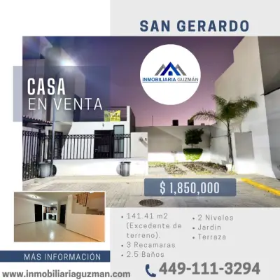 CASA EN VENTA SAN GERARDO No.Coto 5211
