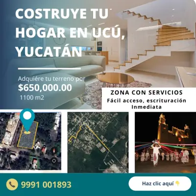 Venta Terreno a 14 min de Plaza Santa Fe