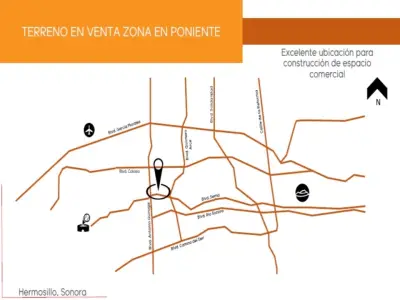 Terreno en venta en Hermosillo - foto 2