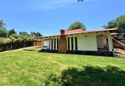 hermosa casa de campo jardin cerca de avandaro centro