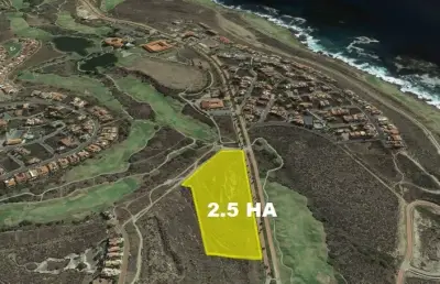 Terreno frente al mar de 2.5HA en Venta en Bajamar, Ensenada