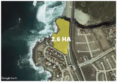 Terreno frente al mar de 2.6HA en Venta, La Misión, Ensenad
