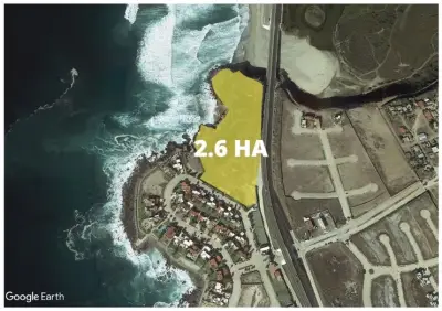 Terreno de 2.6HA frente al mar en Venta en La Misión.