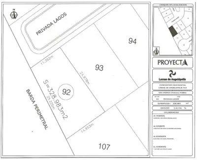 EN VENTA TERRENO en LOMAS DE ANGELOPOLIS