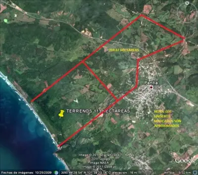 Pantla cerca Ixtapa en venta 300m2 frente de playa T537