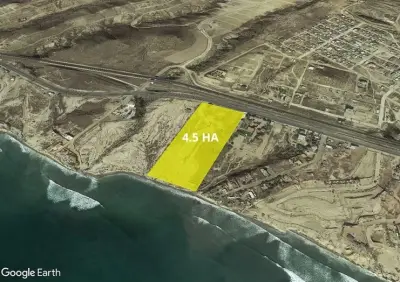 Venta de Terreno ubicado en Puerto Nuevo, Rosarito, 4.5HA.