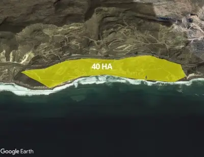 Venta de 40HA de Terreno frente al mar en El Sauzal,Ensenada