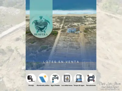 Lotes de terreno a 70 metros del mar en la Costa Oaxaqueña