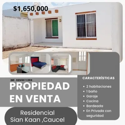 VENTA DE CASA EN CAUCEL MERIDA YUCATAN 