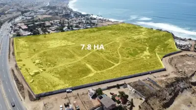 Terreno de 78,400m2 en Venta frente al mar en Rosarito.