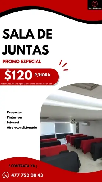 ¿Reunión importante? Que el espacio esté a la altura.