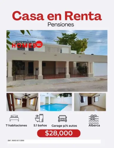 Casa en renta en Mérida