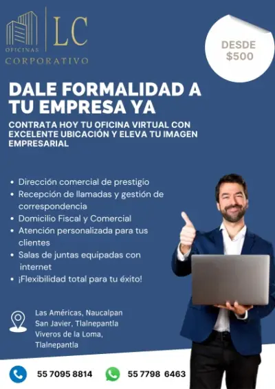 TEN UNA DIRECCIÓN PROFESIONAL SIN RENTAR UNA OFICINA