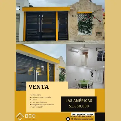 VENTA DE CASA EN FRACC. LAS AMERICAS MERIDA YUCATAN