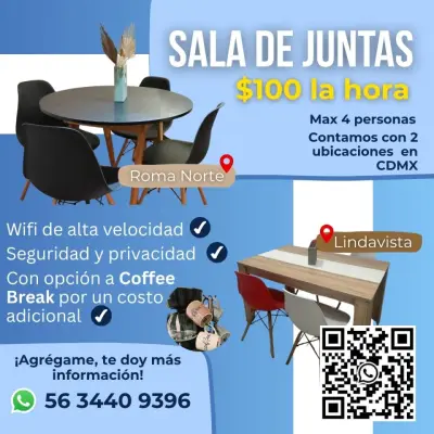 Salas de Juntas Profesionales en CDMX