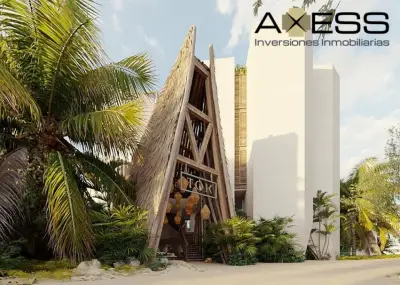 Departamento de lujo en venta en Holbox con vista al mar