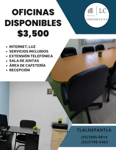 ESPACIOS DE TRABAJO PROFESIONALES POR HORAS